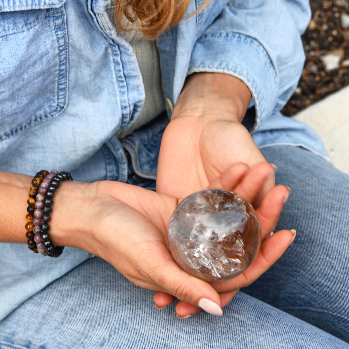 crystal gemstone bracelets