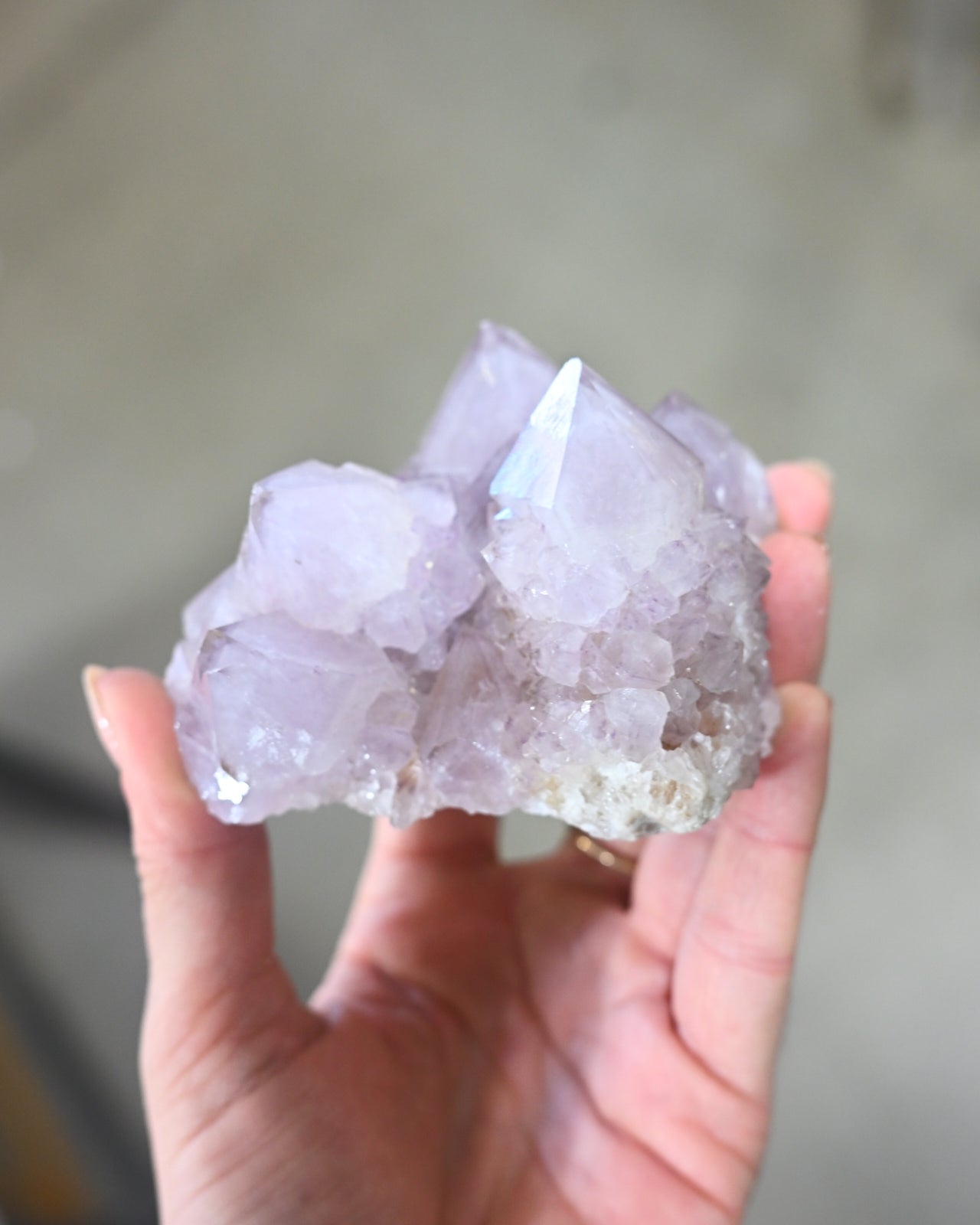 Amethyst Spirit Cactus Quartz Cluster