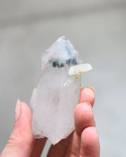 Very Rare Ajoite in Quartz