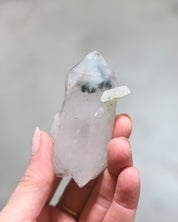 Very Rare Ajoite in Quartz