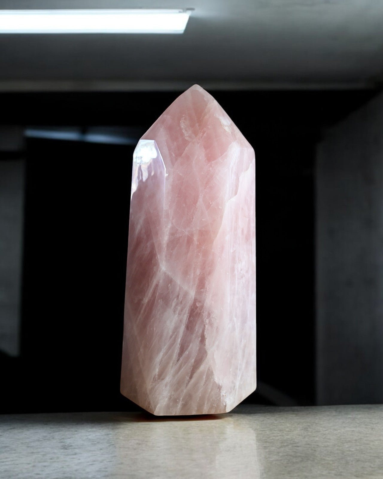 Massive Rose Quartz Tower 61lbs