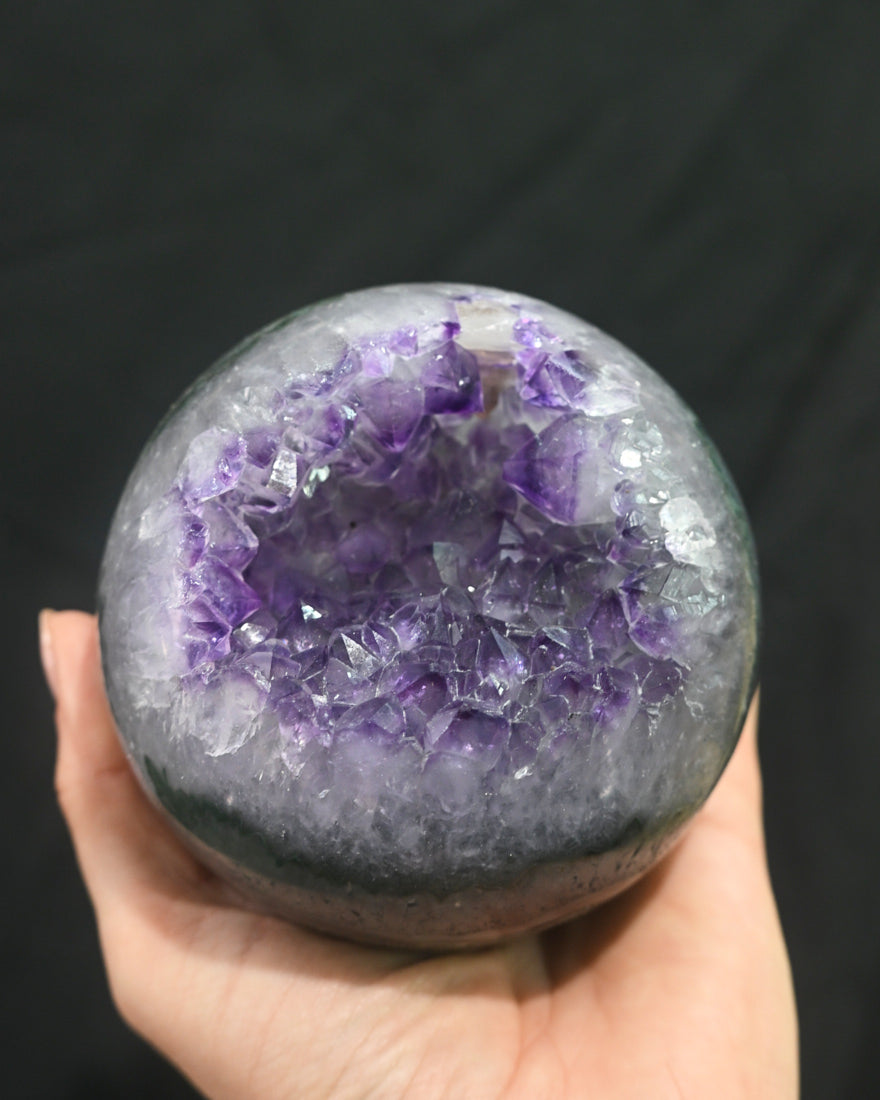 Amethyst Druzy Crystal Sphere 2lbs