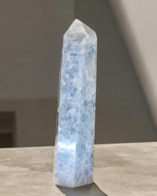 Blue Calcite Tower 12lbs XXL