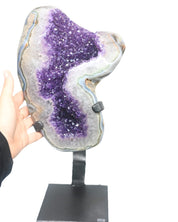 XL Amethyst Crystal Geode on Stand 9lbs