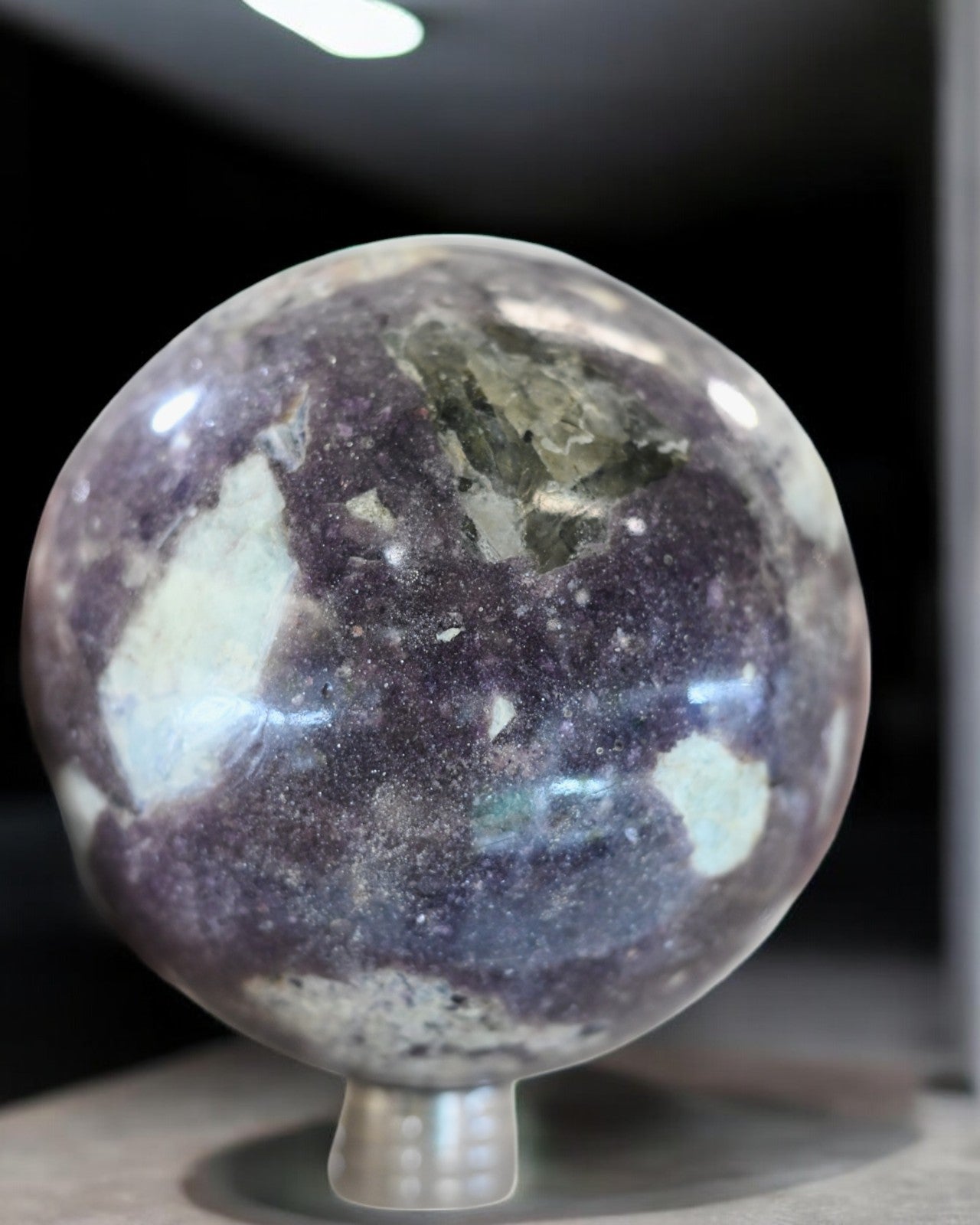 XXL Lepidolite Sphere 16lbs