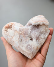 Pink amethyst Heart