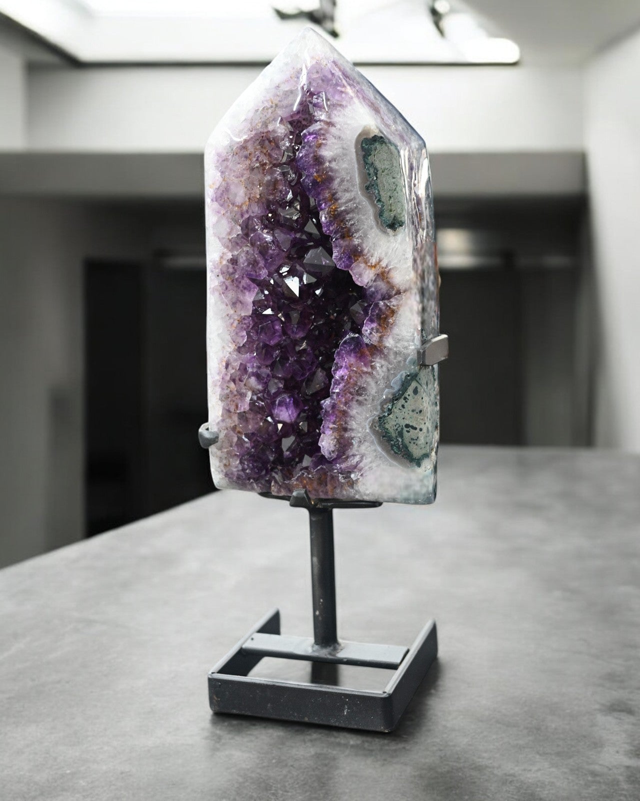 Amethyst Point on Stand 12lbs