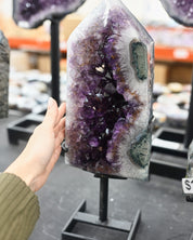 Amethyst Point on Stand 12lbs