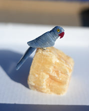 Quartz Bird on Rough Crystal