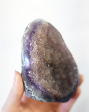 Pink Amethyst Druzy Freeform