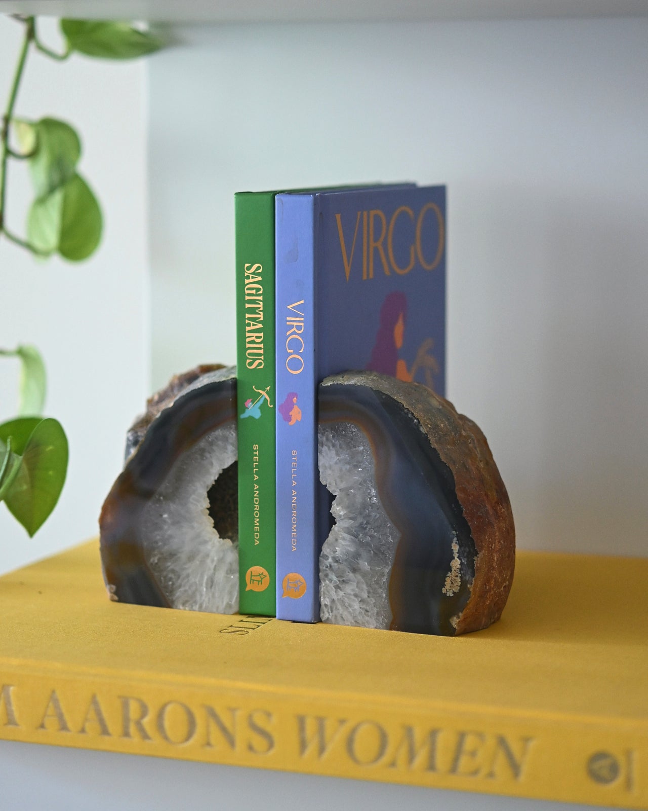 Agate bookend Set