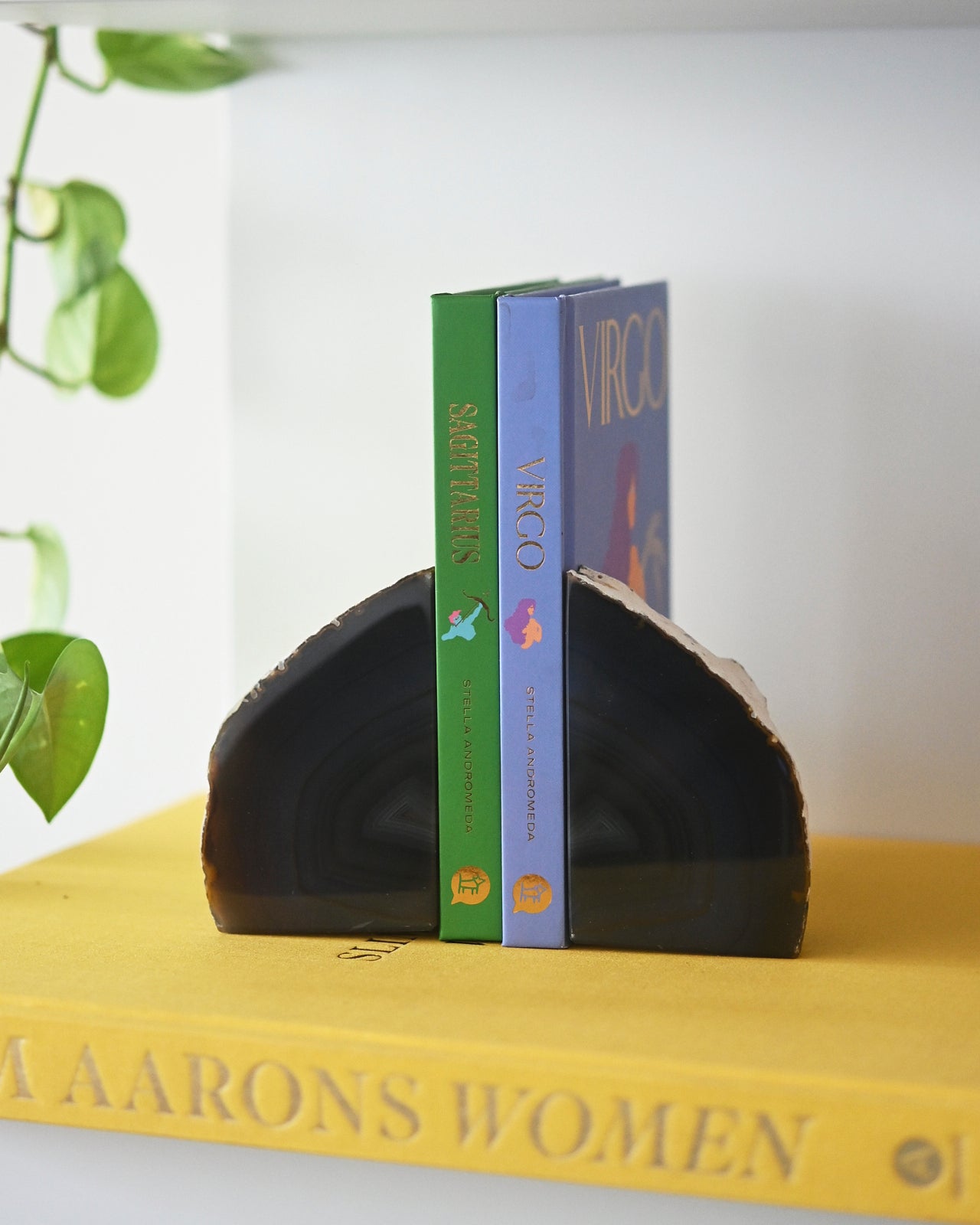 Agate bookend Set