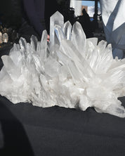 Rare Massive Blue Needle Lemurian Quartz Cluster 135lbs