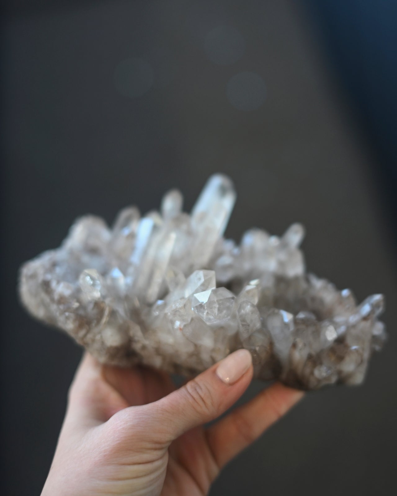 Smoky Quartz Cluster 5 inch