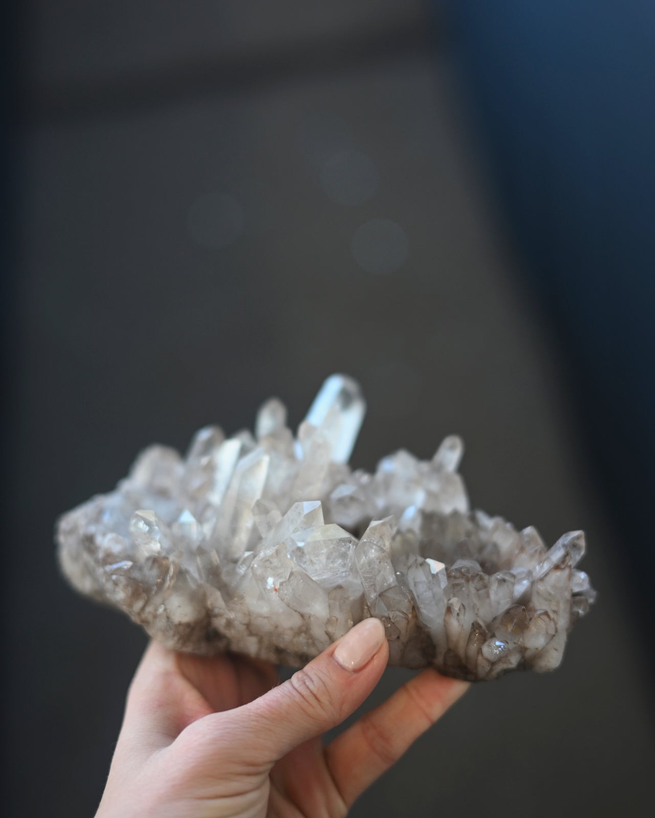 Smoky Quartz Cluster 5 inch