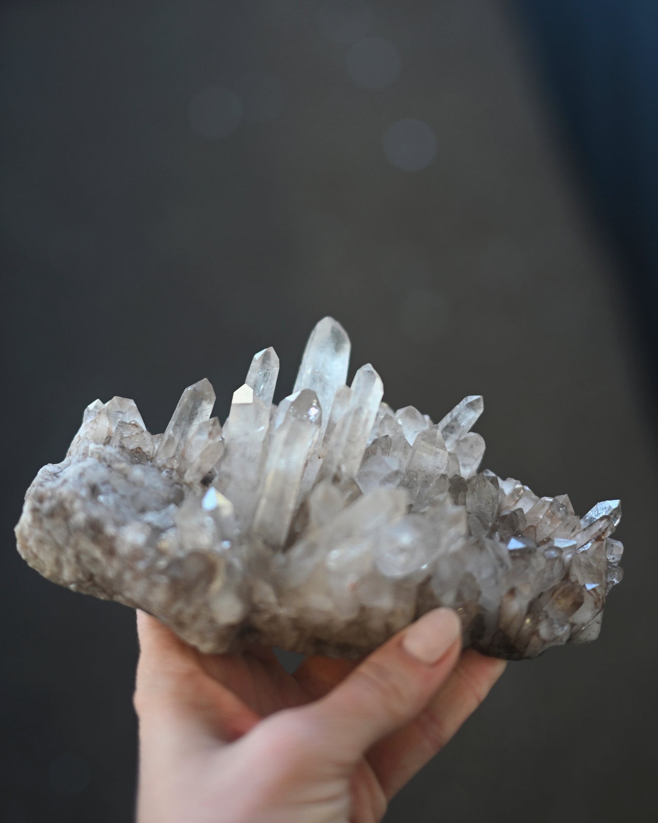 Smoky Quartz Cluster 5 inch