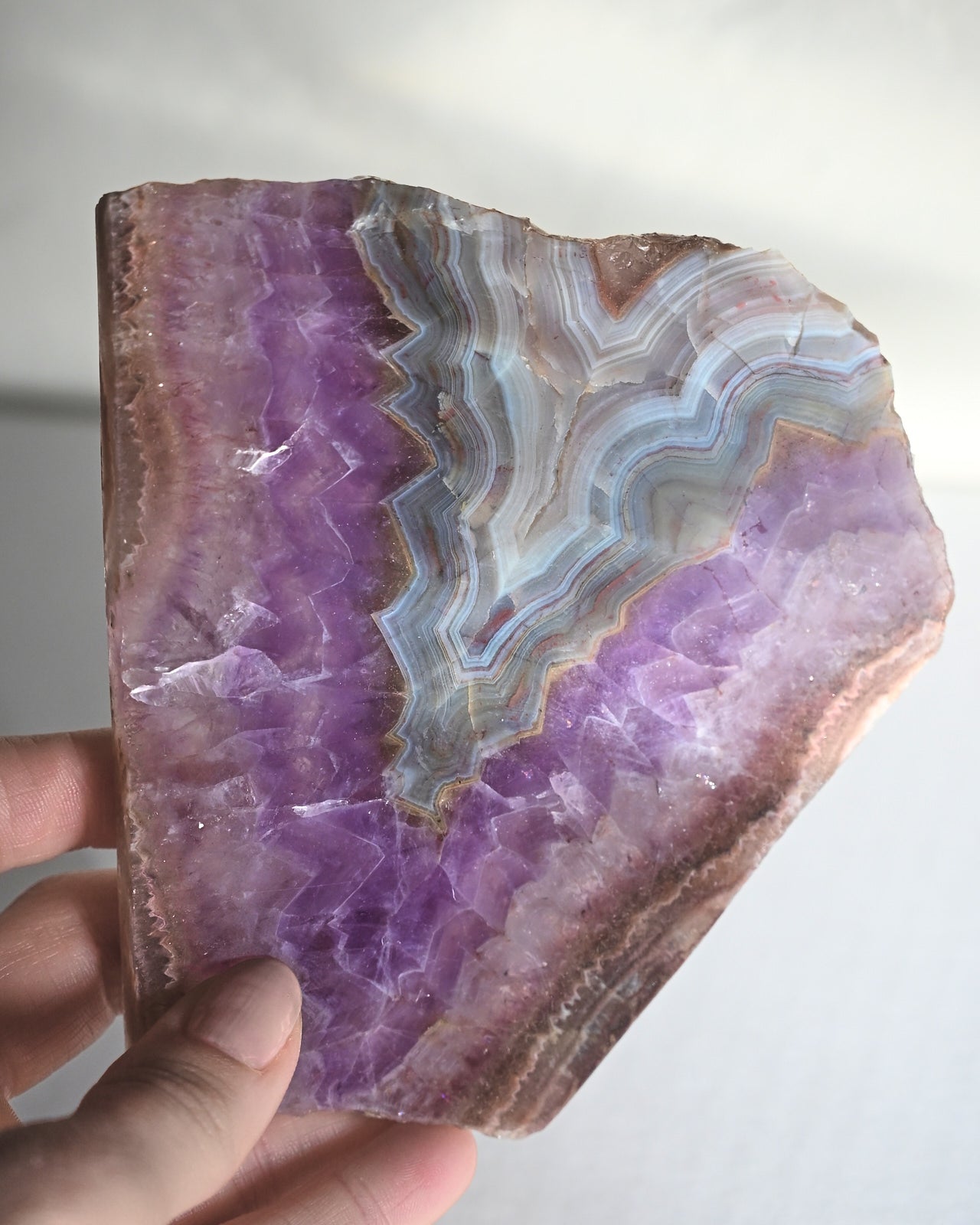 Rainbow Fluorite Slab 4.5 Inch