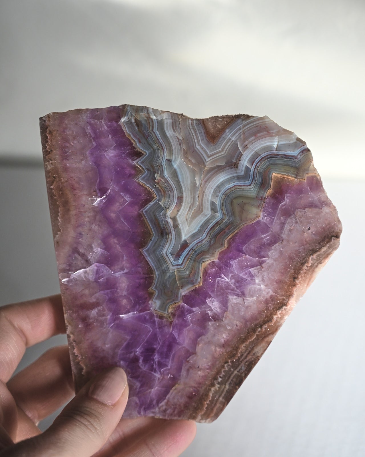 Rainbow Fluorite Slab 4.5 Inch