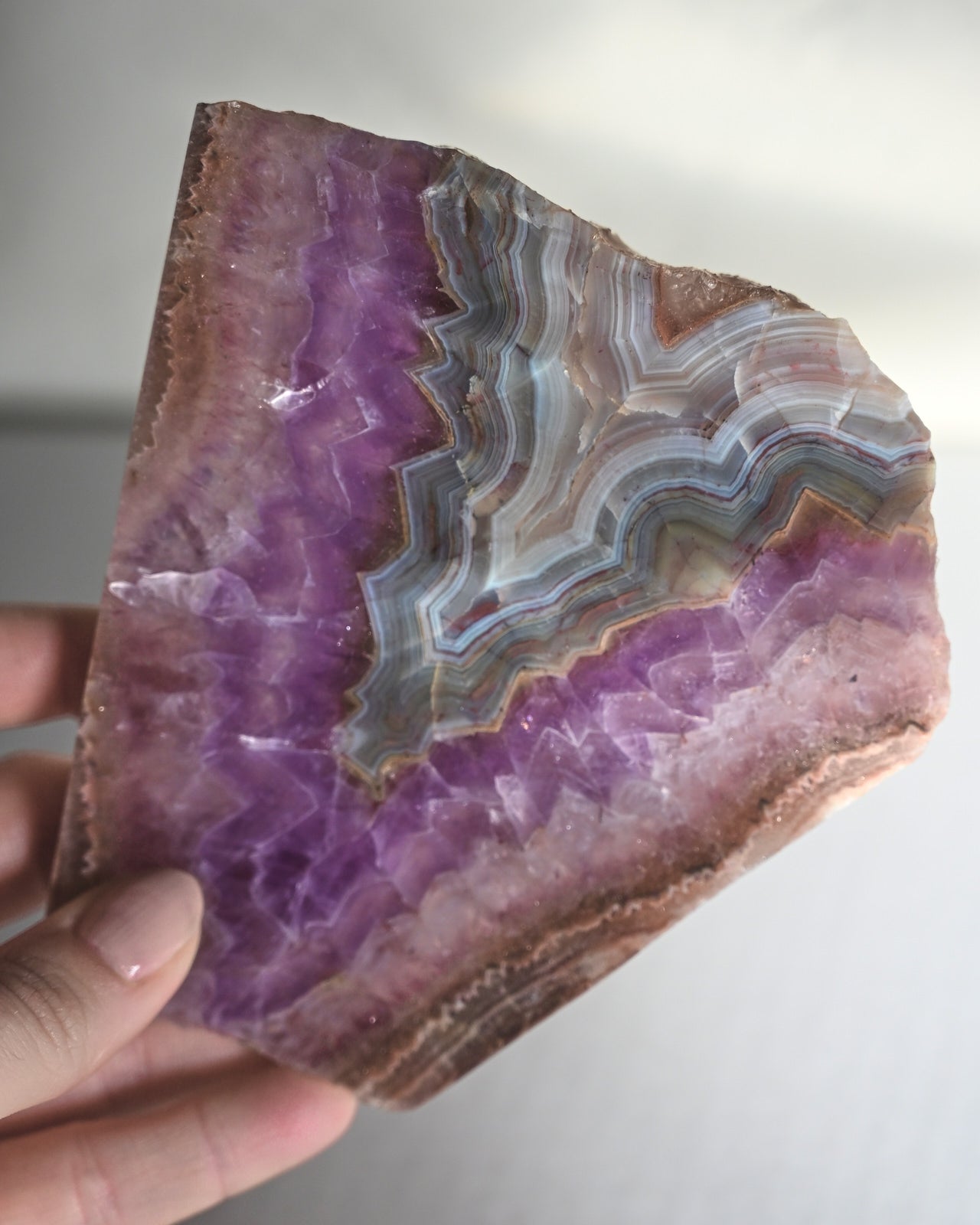 Rainbow Fluorite Slab 4.5 Inch