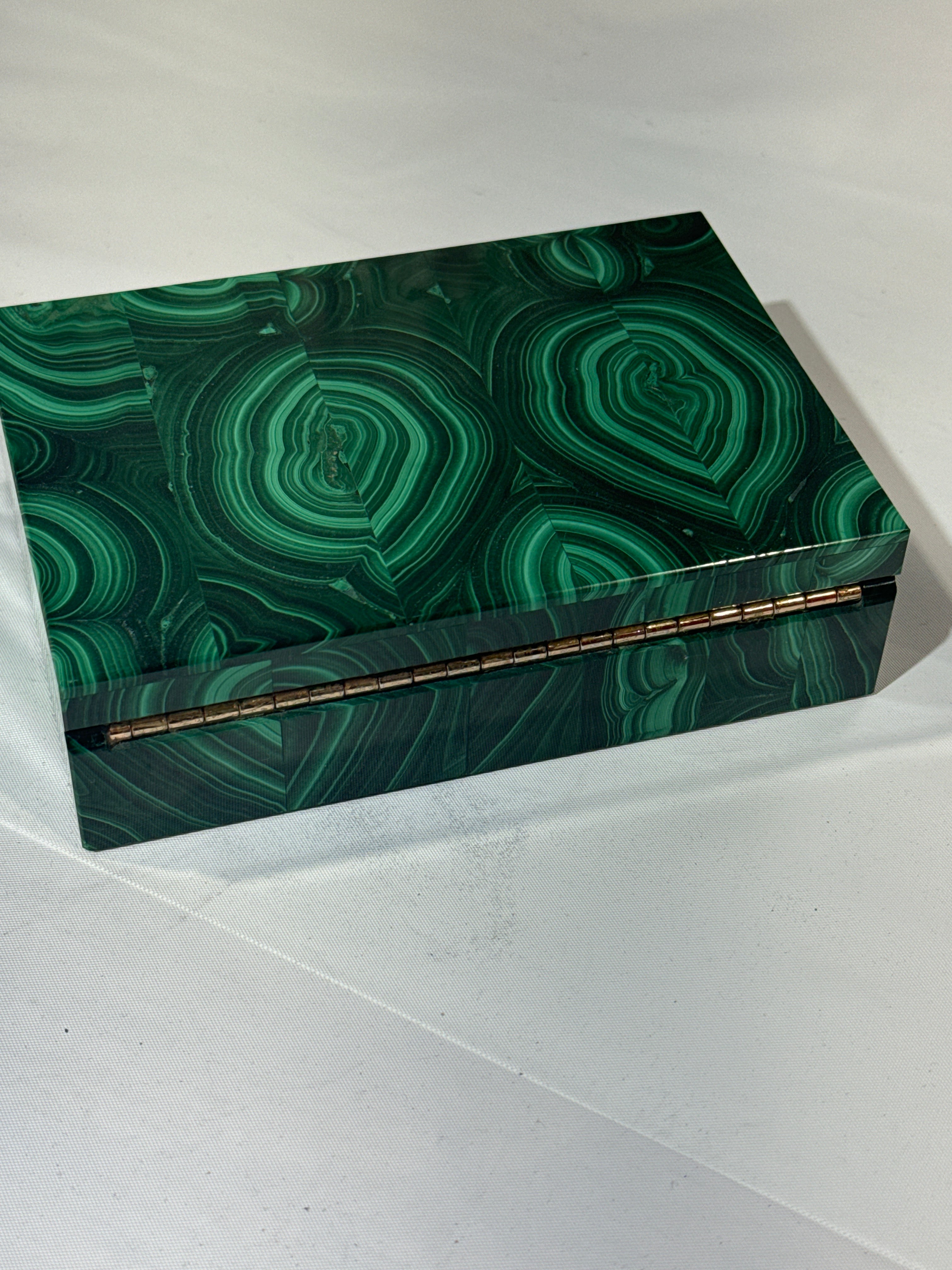 Malachite box 6 inch