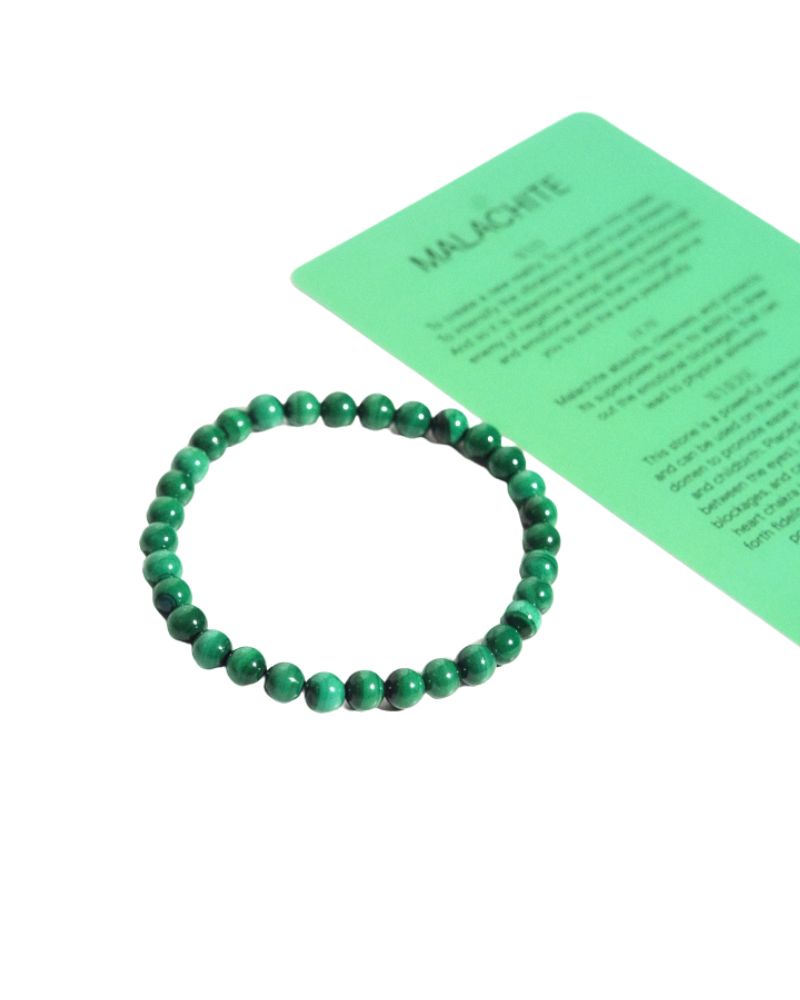 malachite crystal bracelet