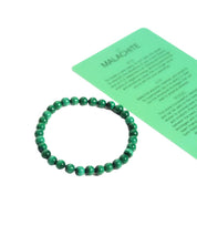 malachite crystal bracelet