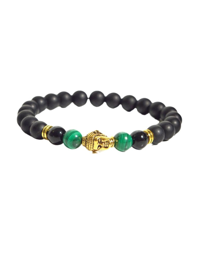 buddha crystal bracelet malachite