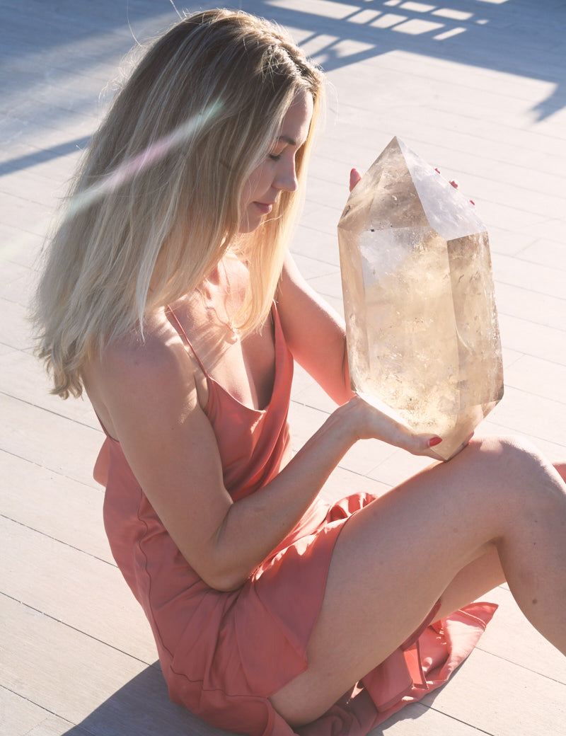 rutile quartz crystal