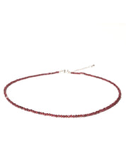 Garnet Beaded Necklace