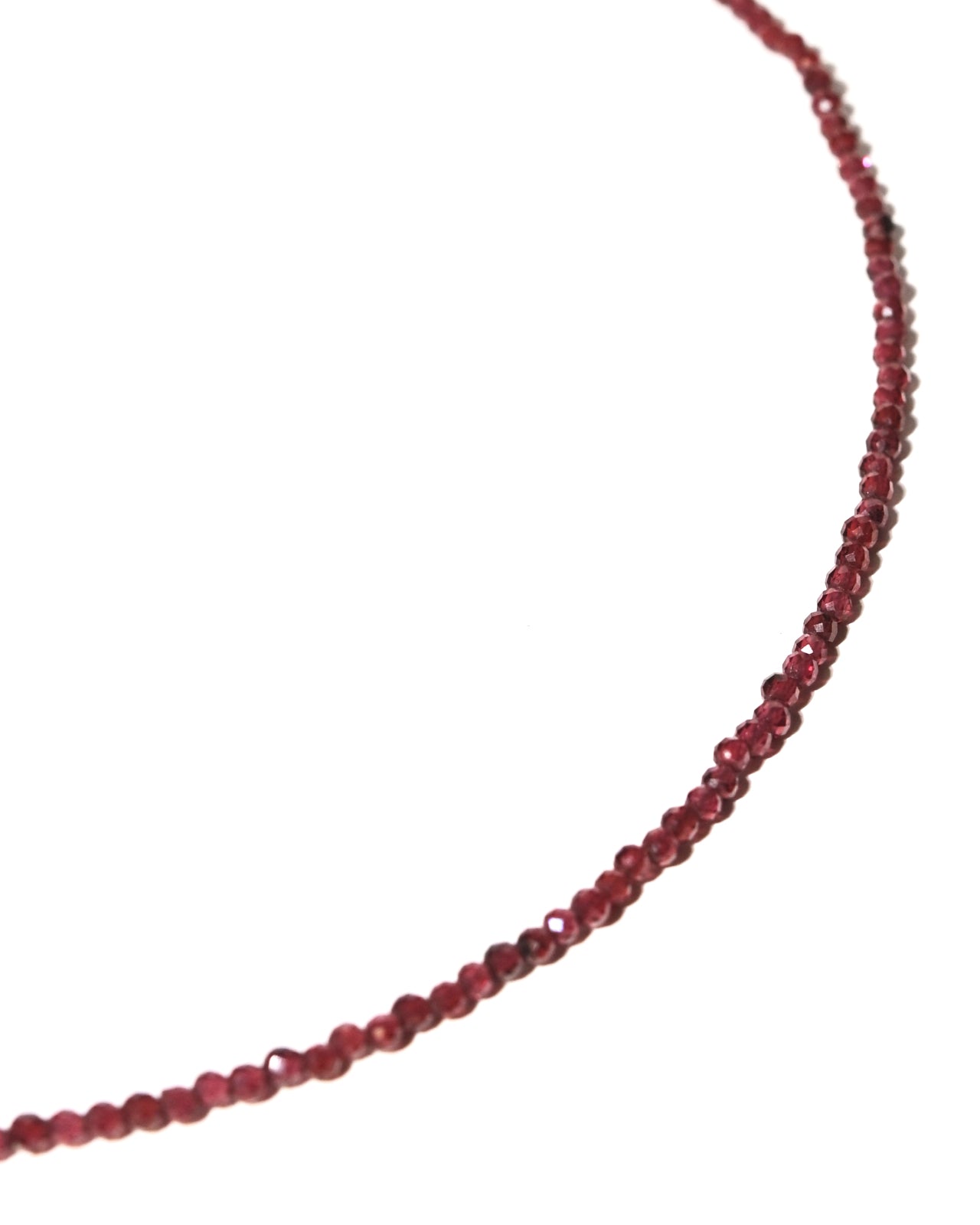 Garnet Beaded Necklace