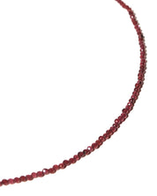 Garnet Beaded Necklace