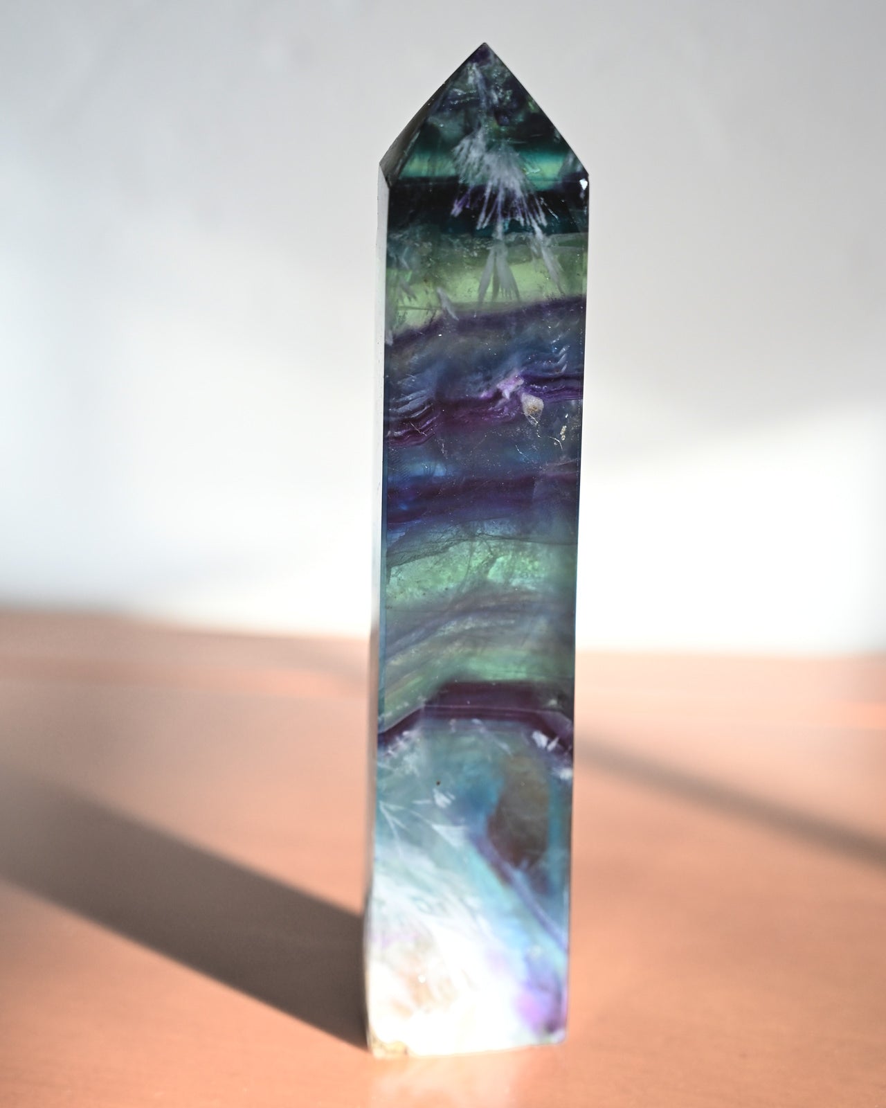 Rainbow Fluorite Tower