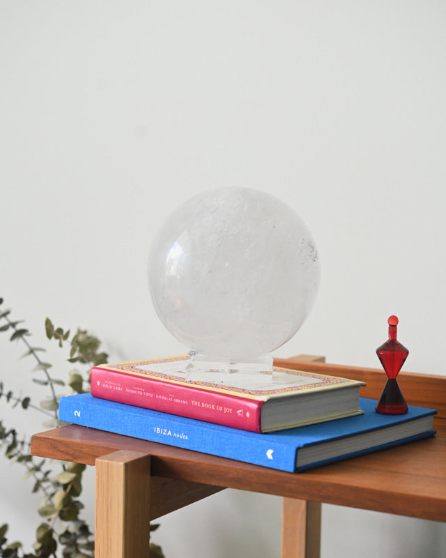 Clear Quartz Crystal Sphere