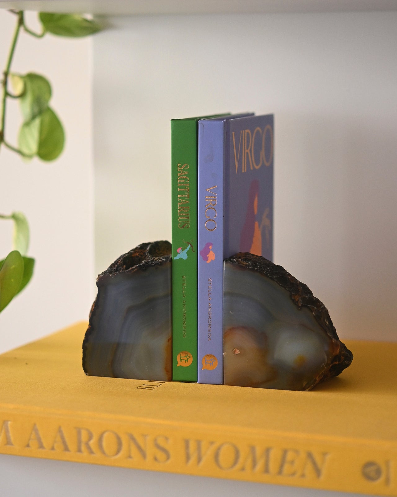 Agate bookend Set