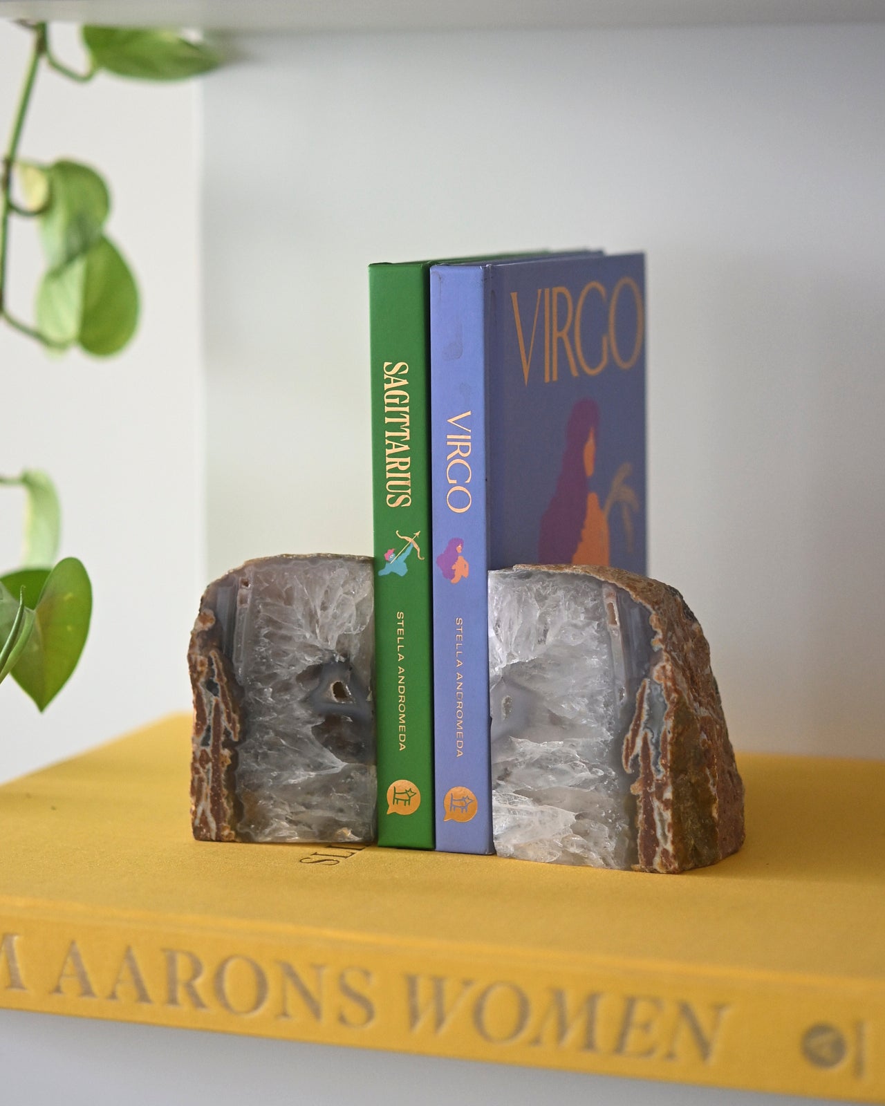 Agate bookend Set