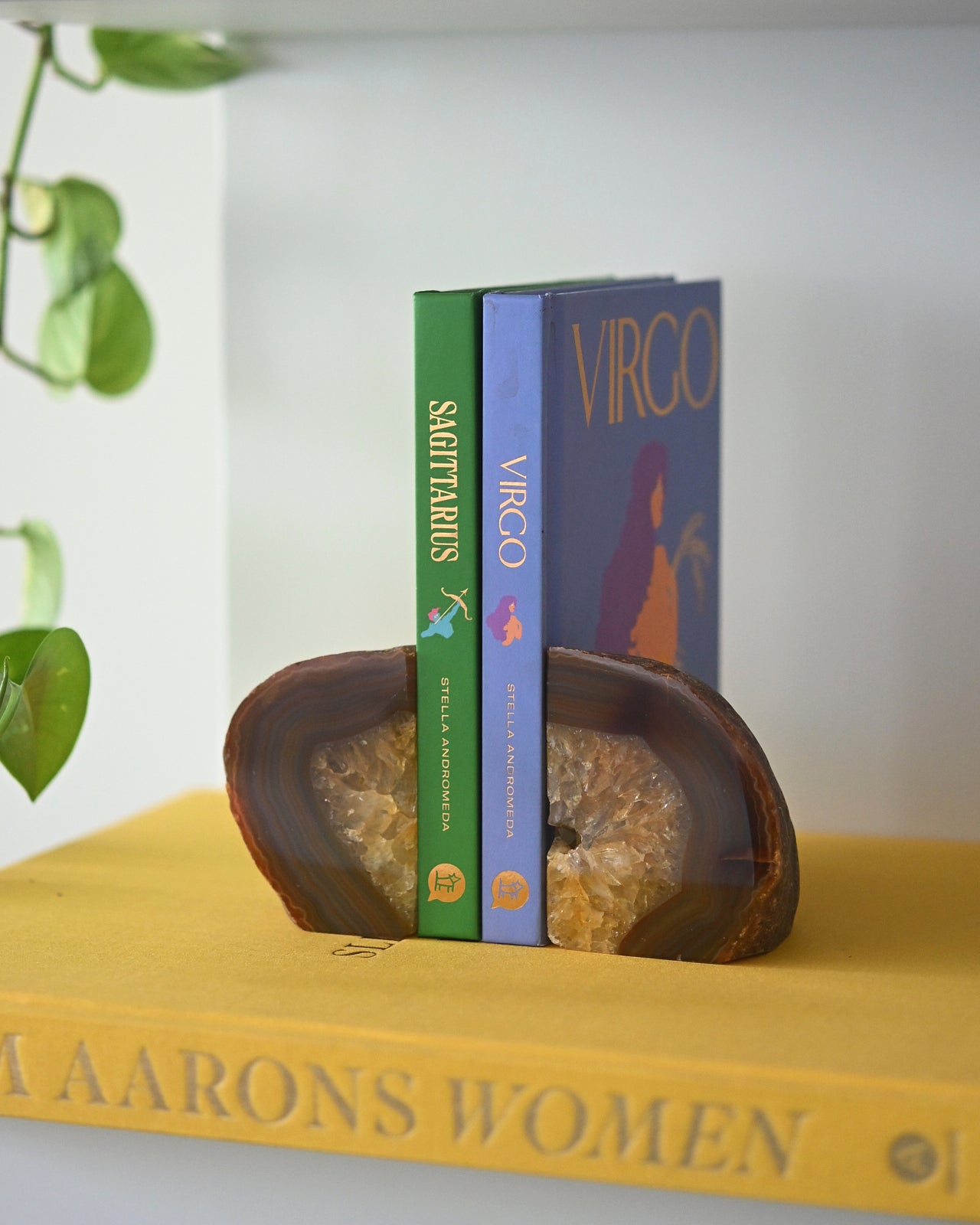 Agate bookend Set