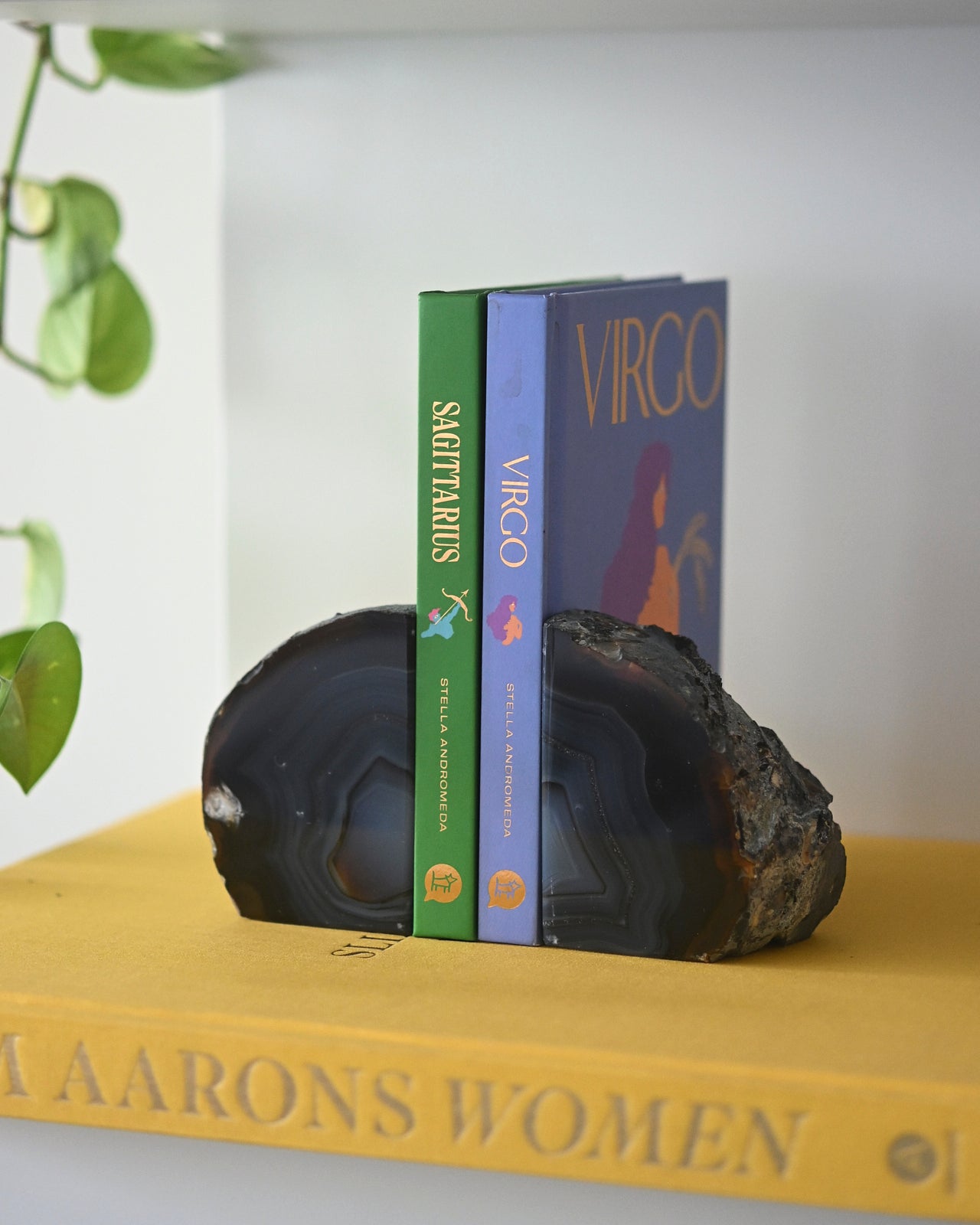 Agate bookend Set