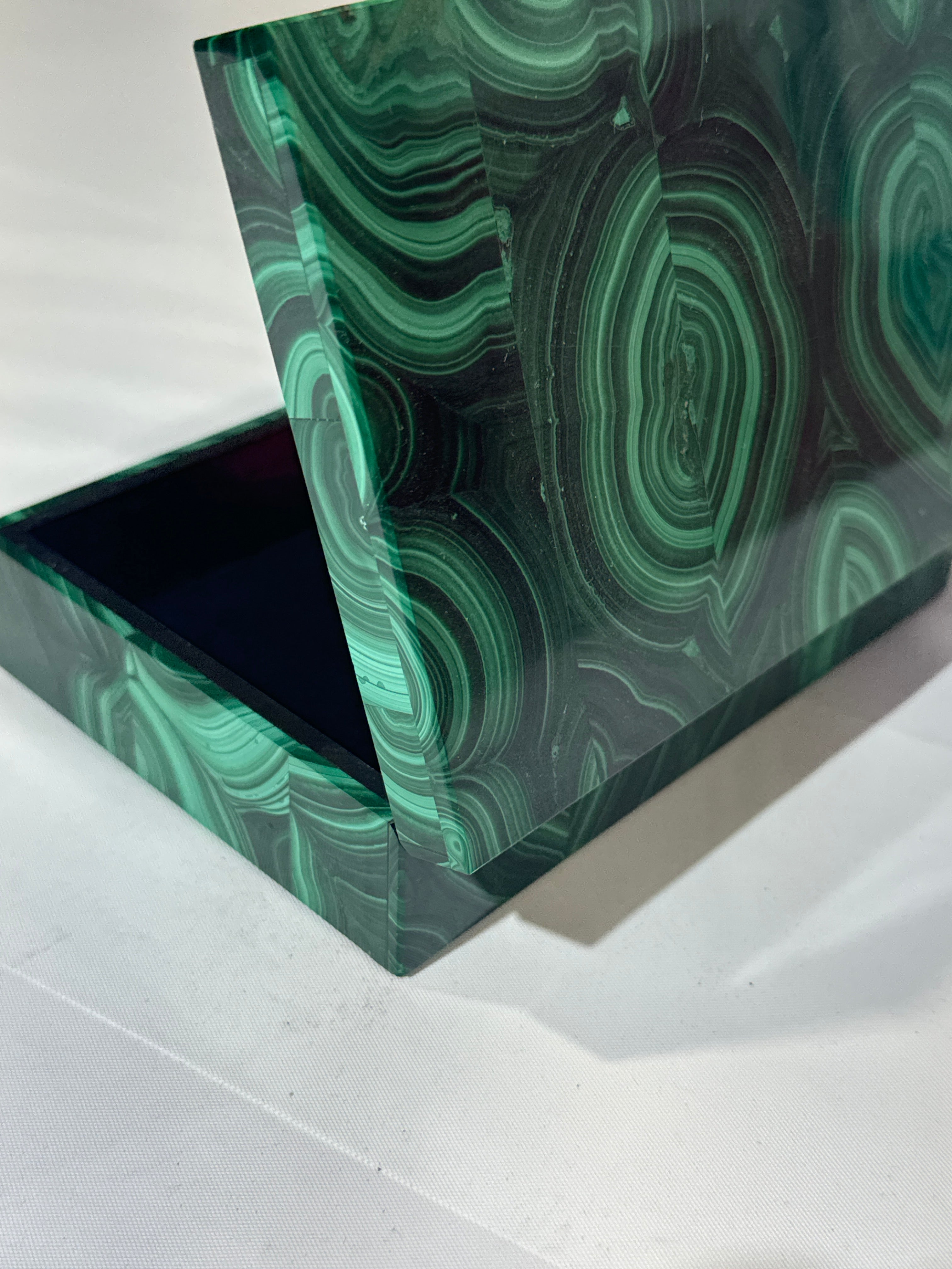 Malachite box 6 inch