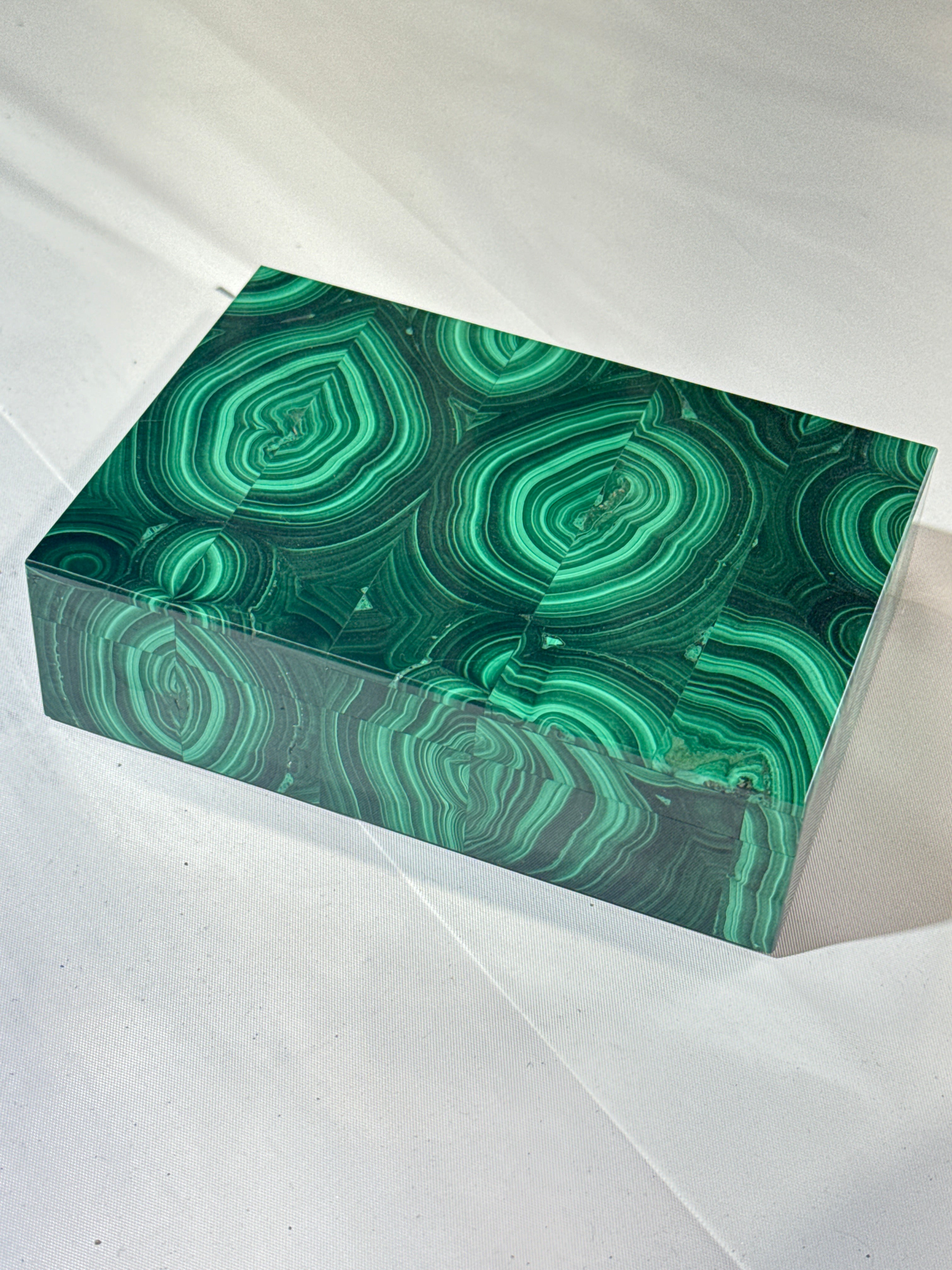 Malachite box 6 inch