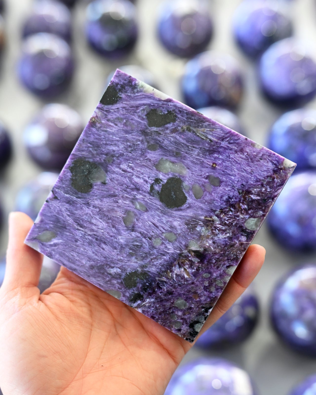 Charoite Plate