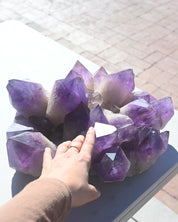 Exceptional Massive Bolivian Amethyst Cluster 40lbs