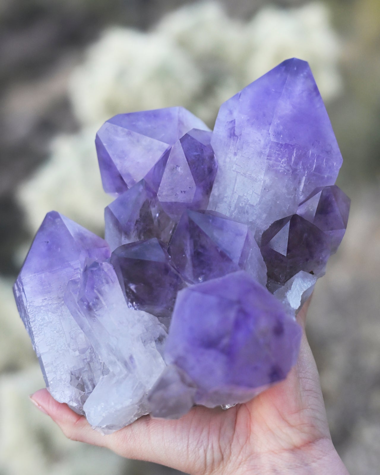 XL Bolivian Amethyst Cluster