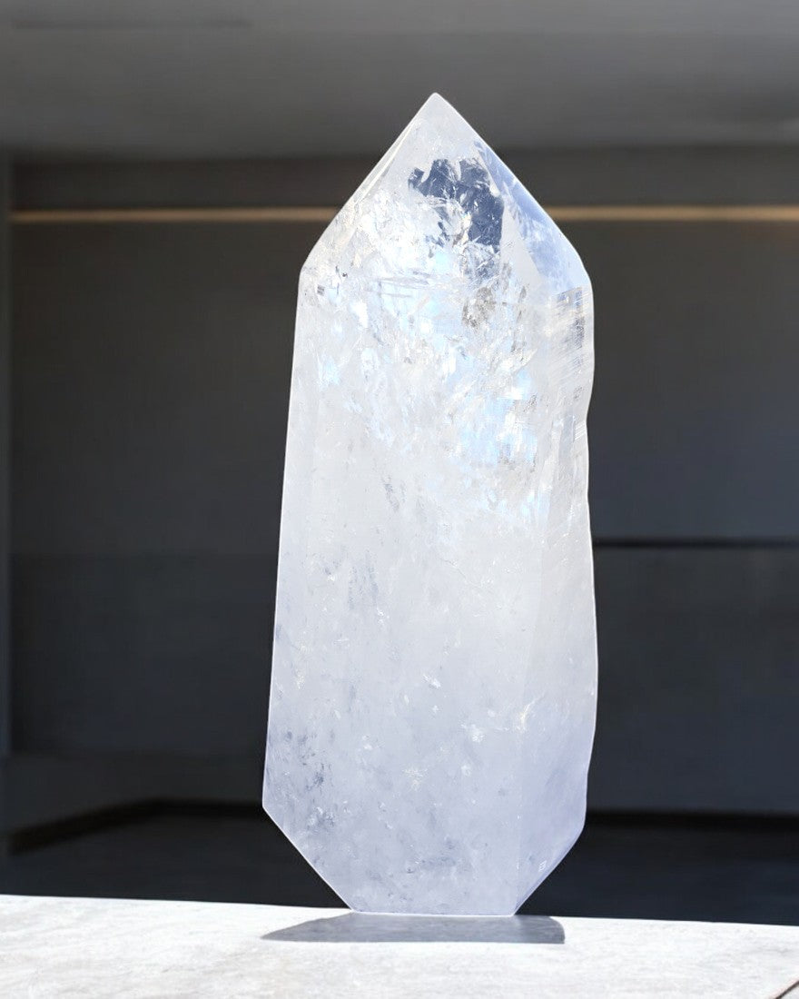 Massive 80lbs Lemurian Quartz tower