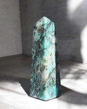 Chrysocolla Obelisk 5 inch