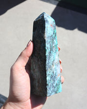 Chrysocolla Obelisk 5 inch