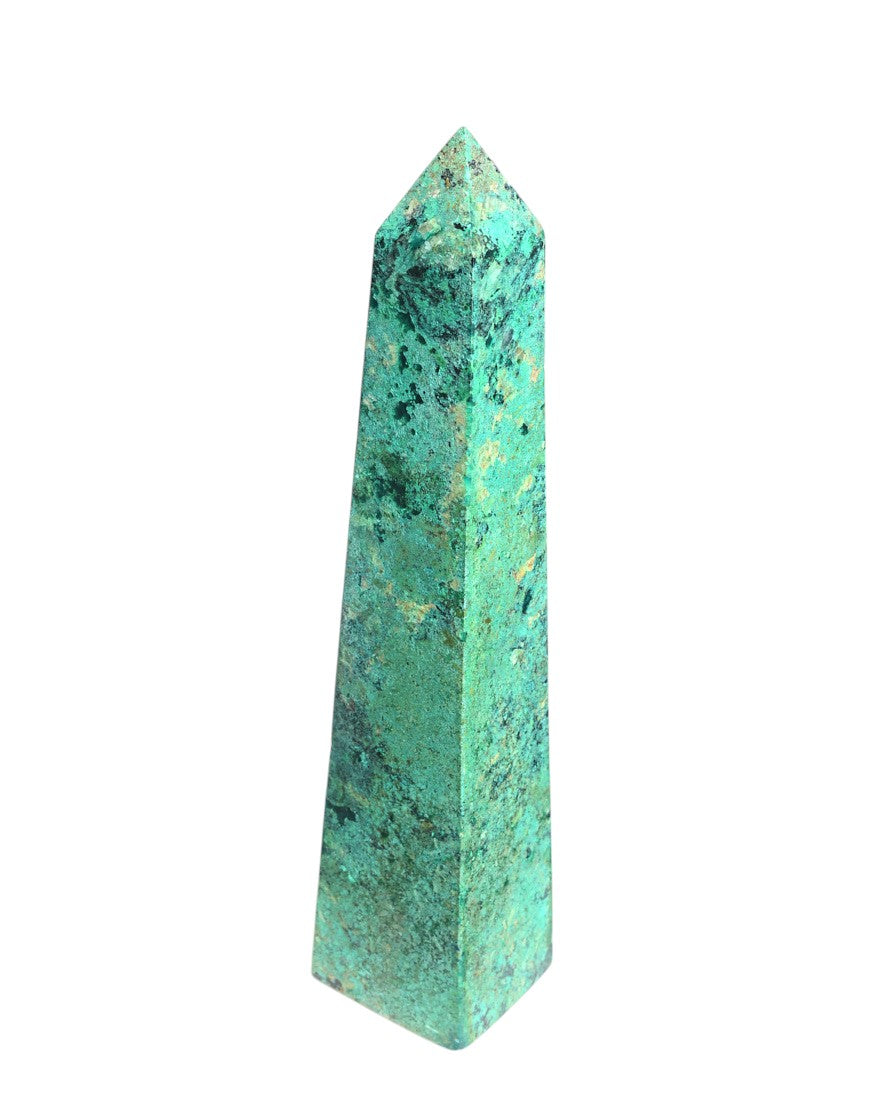 Chrysocolla Obelisk 3.7lbs