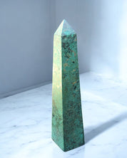 Chrysocolla Obelisk 24in - 5lbs