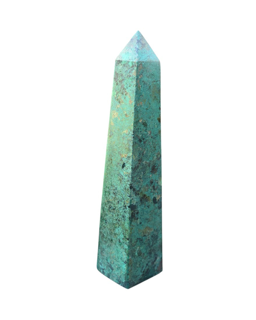 Chrysocolla Obelisk 24in - 5lbs