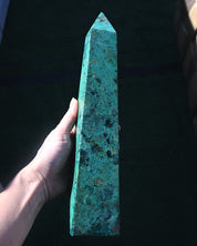 Chrysocolla Obelisk 3.7lbs