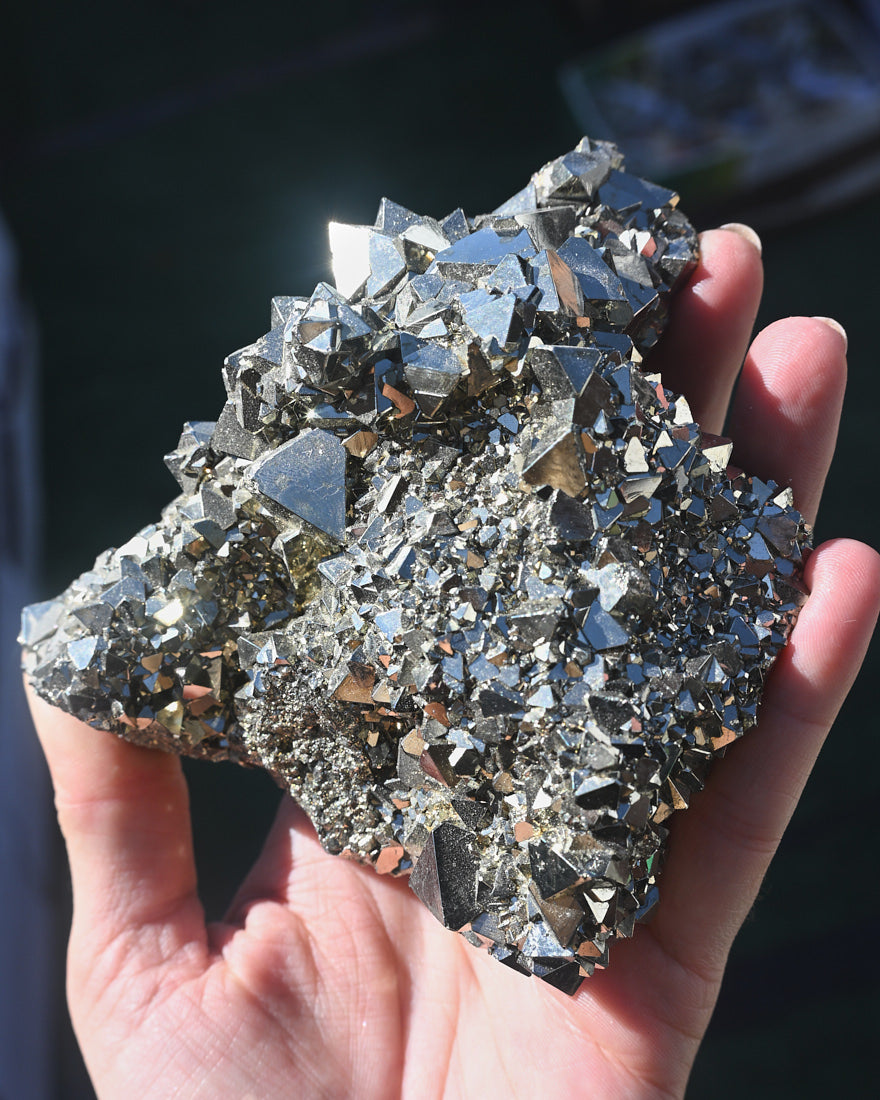 Triangle Pyrite Cluster 1.6lbs